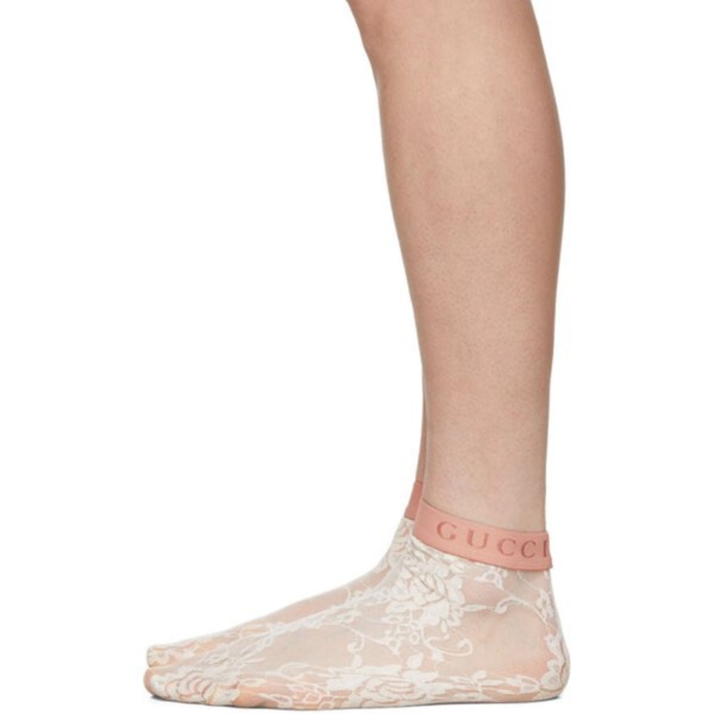 Gucci cream lace socks
